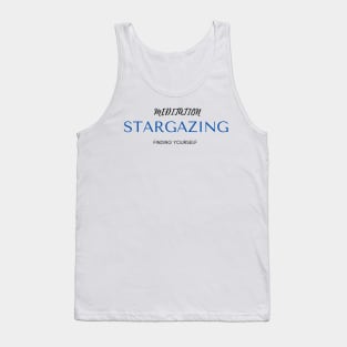 MEDITATION STARGAZING Finding Yourself Tank Top